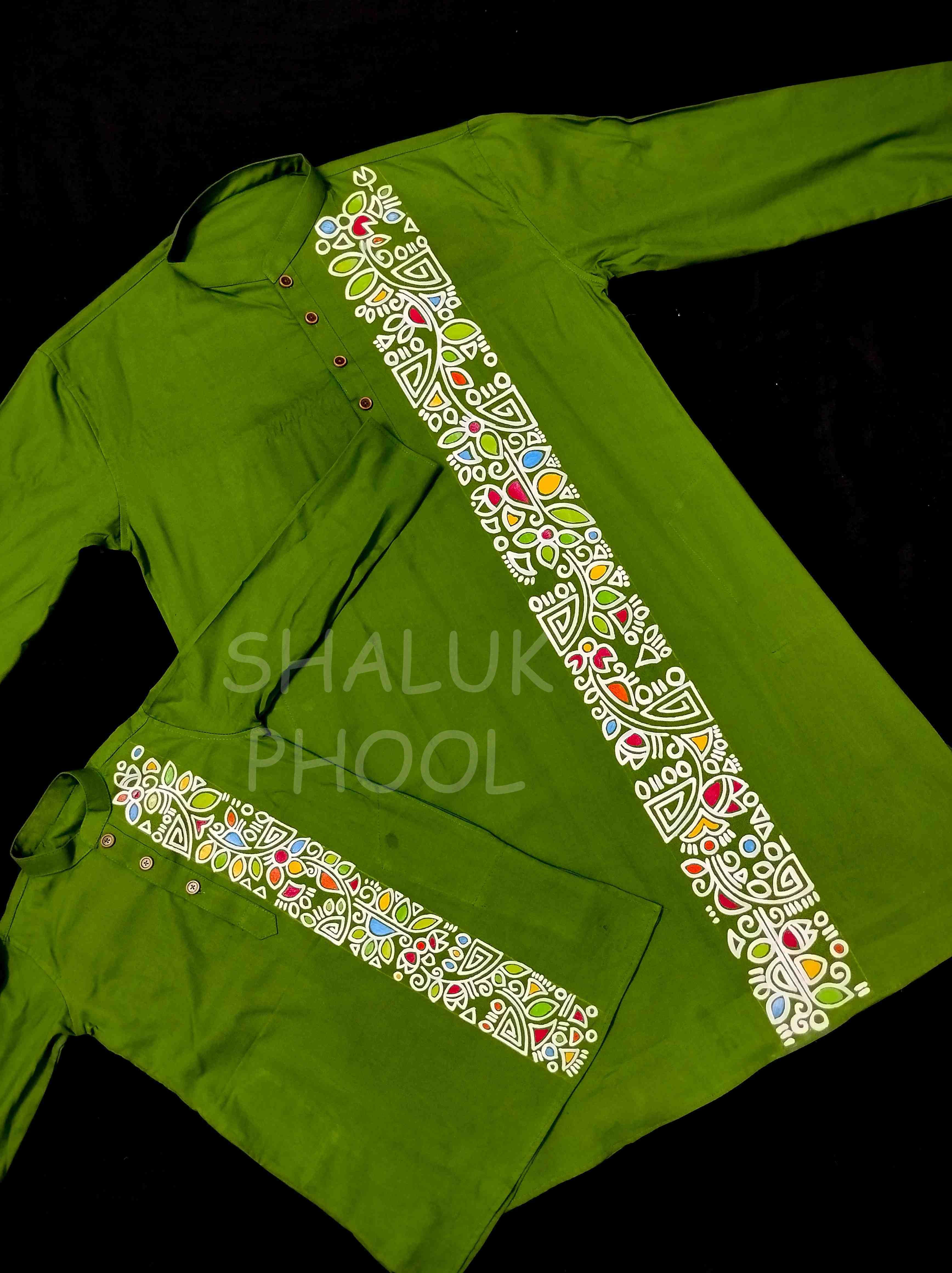 Casual Style Kurta-Dhoti Full Set