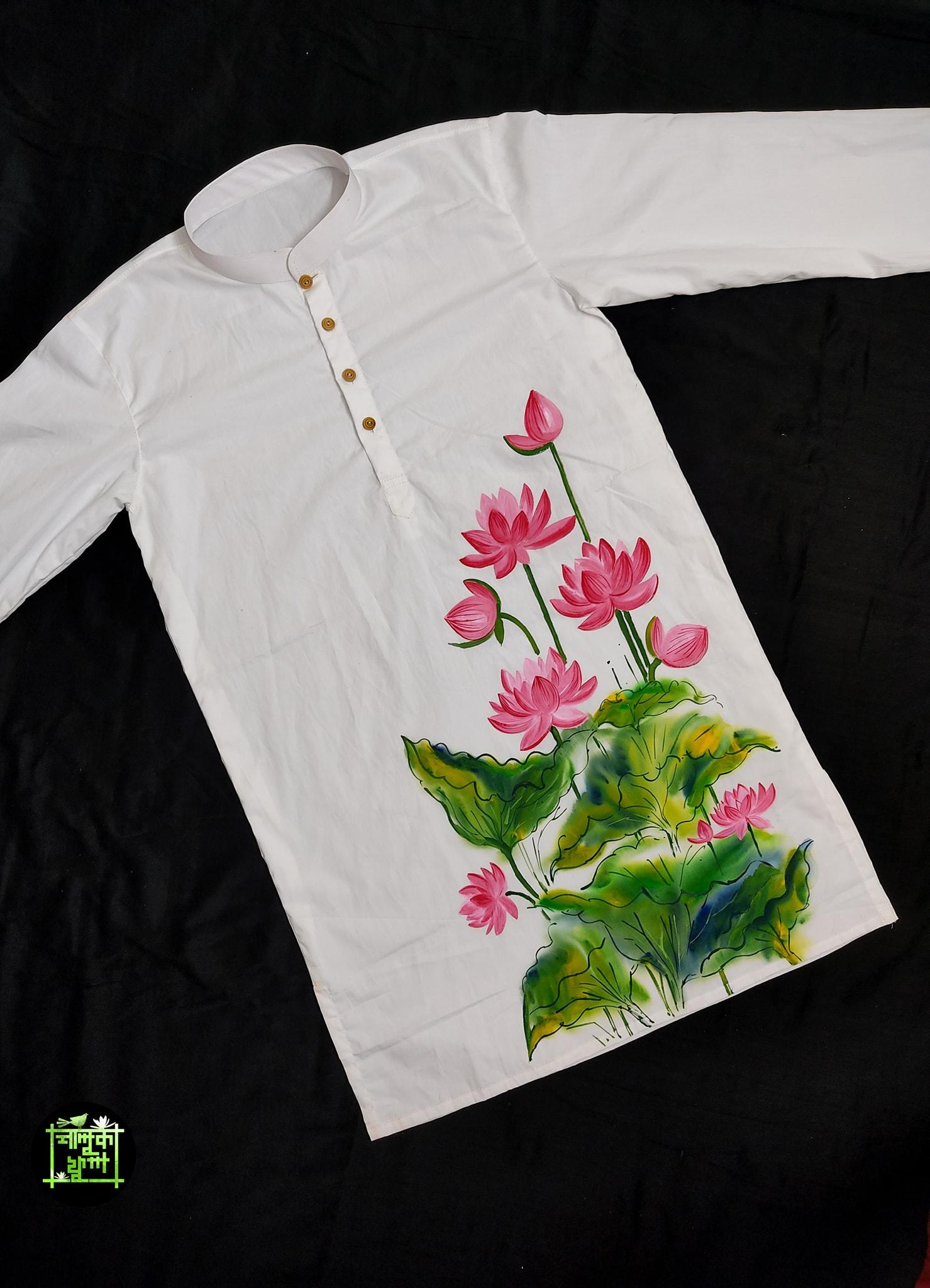 Casual Style Kurta-Dhoti Full Set