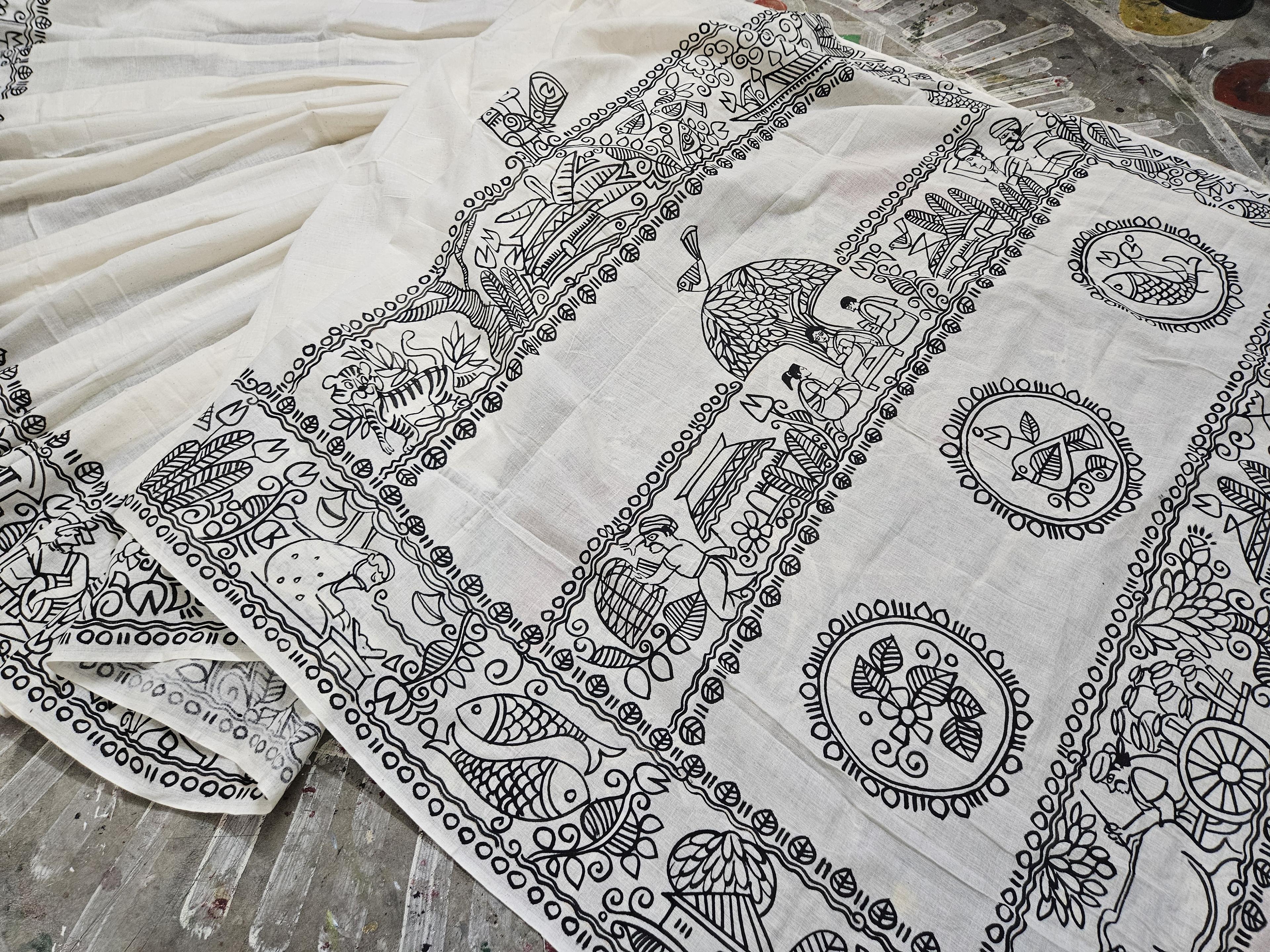 Casual Style Kurta-Dhoti Full Set